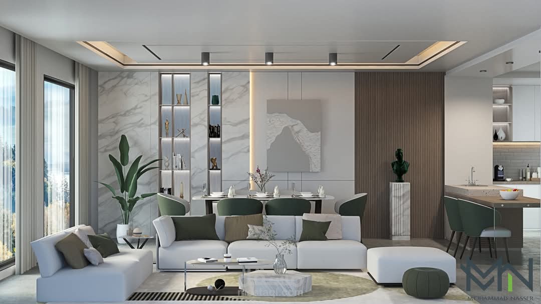 تصميم داخلي لغرفة الجلوس