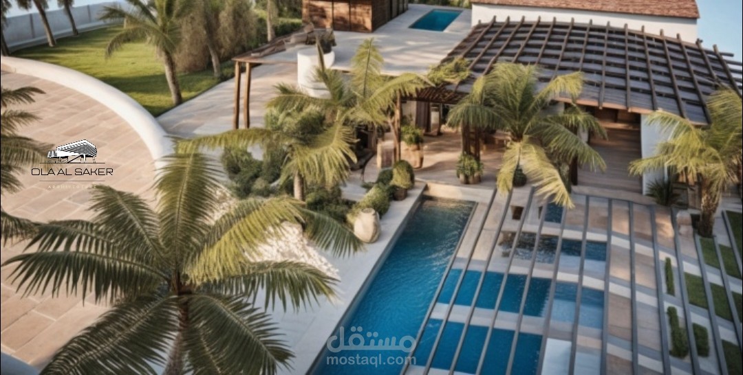 تصميم استراحه في المملكه العربيه السعوديه
