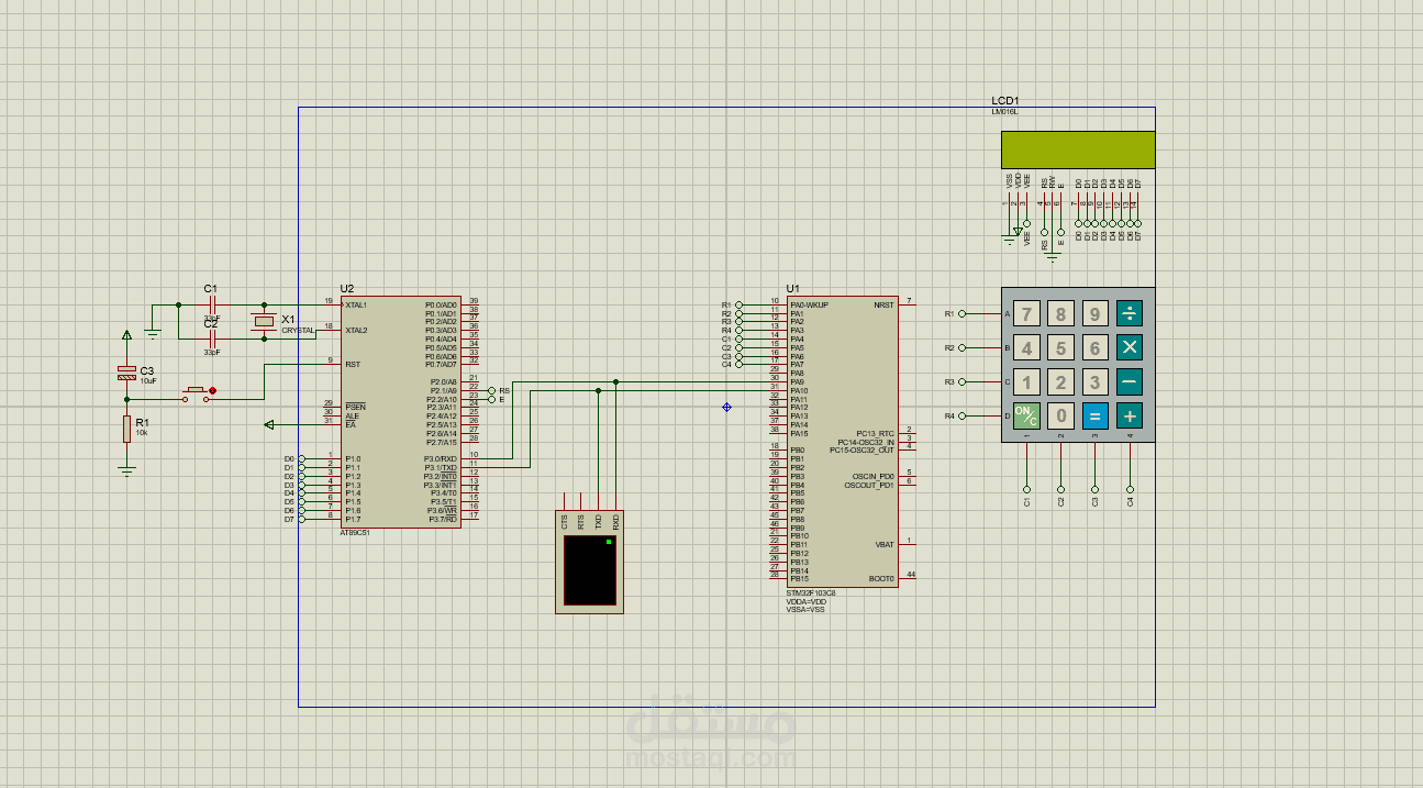calculator using STM