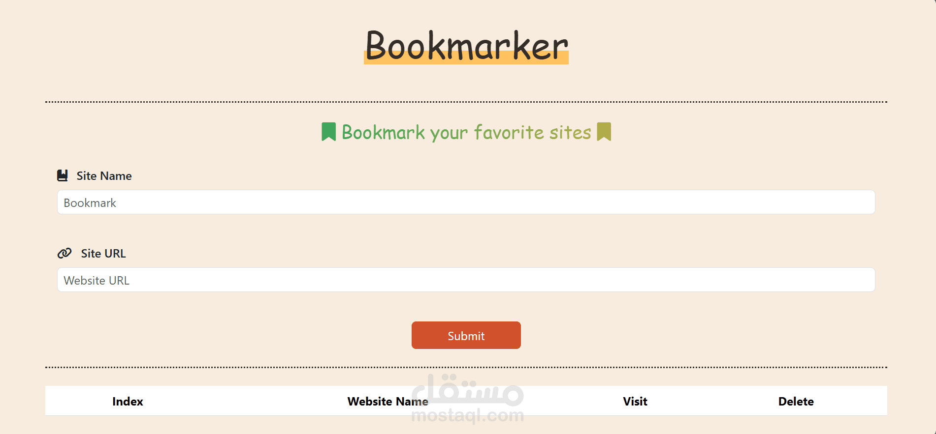 موقع Bookmarker لحفظ وإدارة الروابط المفضلة