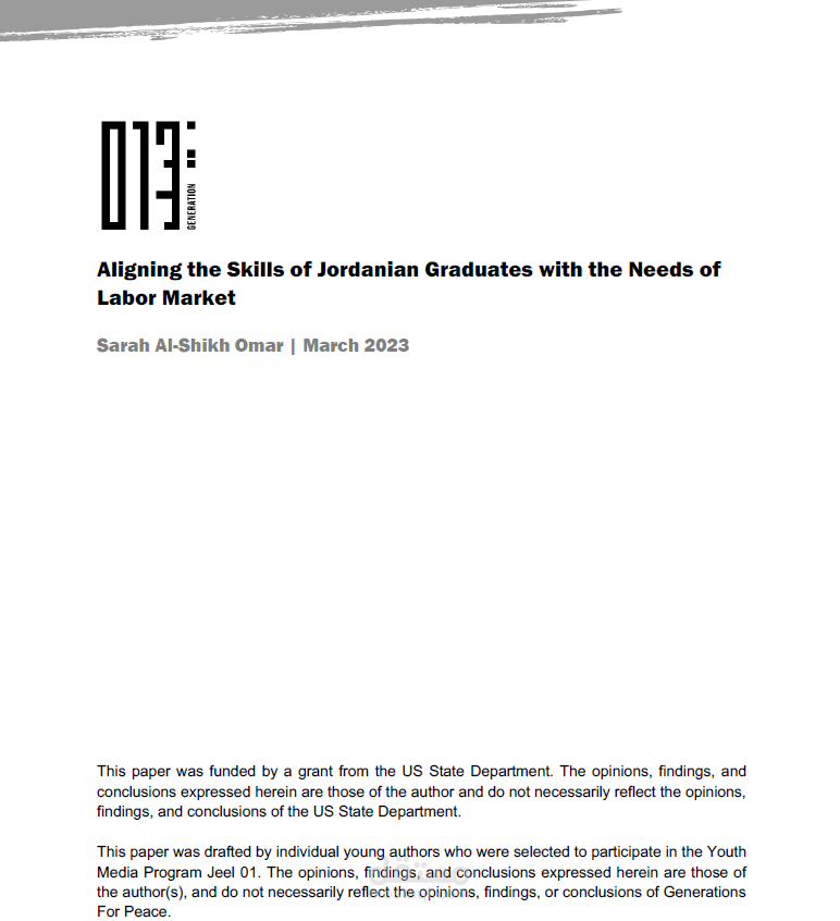 Matching the skills of Jordanian graduates with the labor market