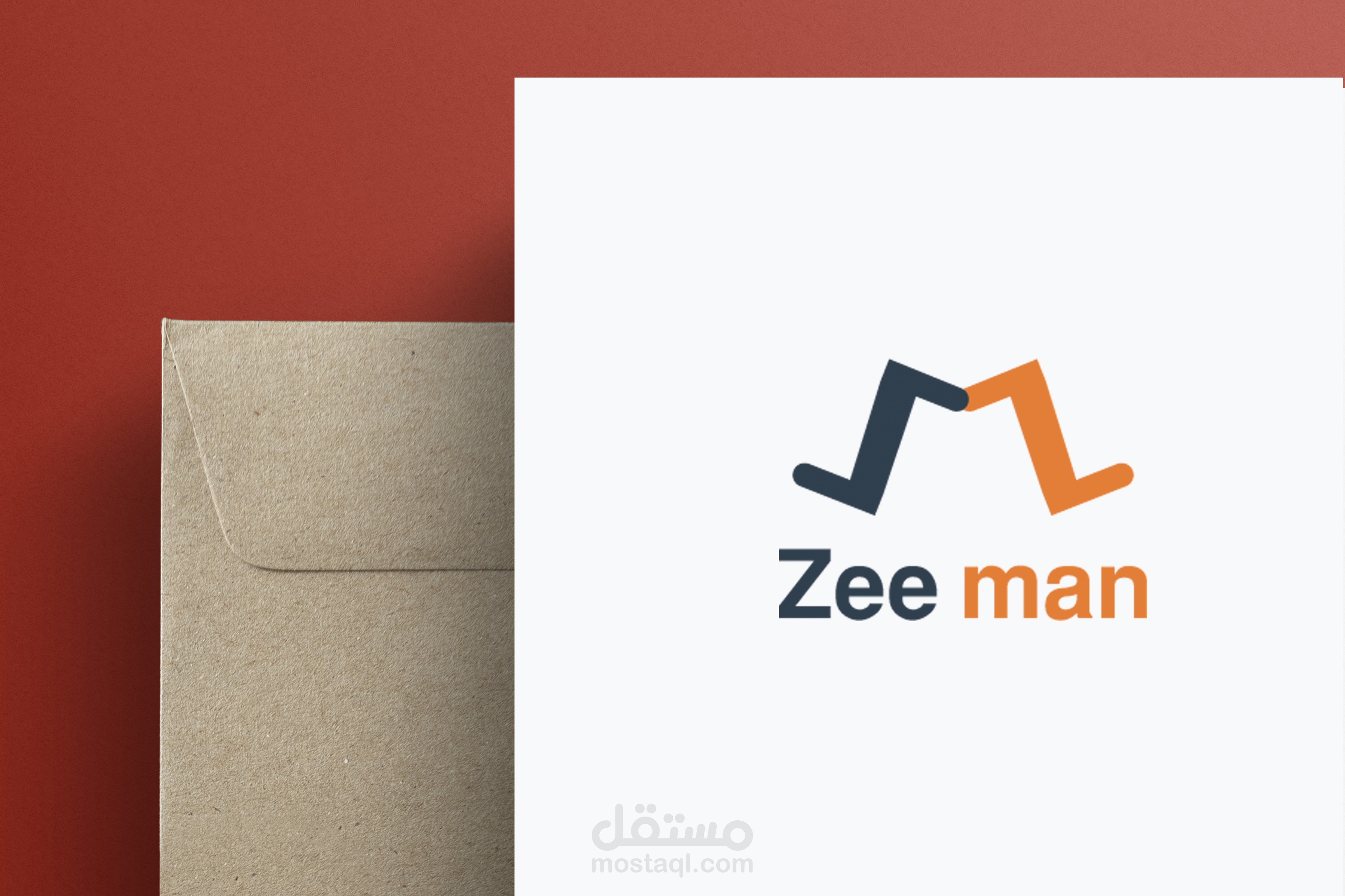 لوجو لمحل ملابس zee man