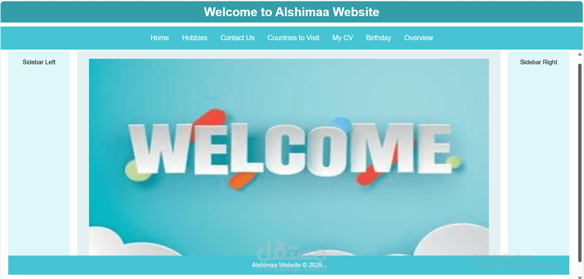 html and css project