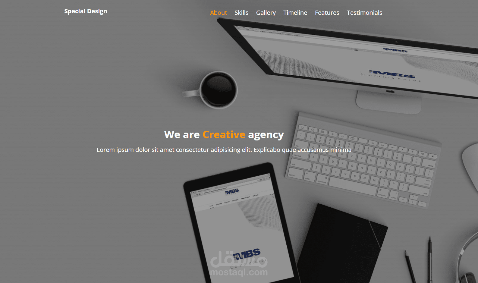 موقع احترافي لتعريف شركة تصميم | تاريخها و اعمالها السابقة