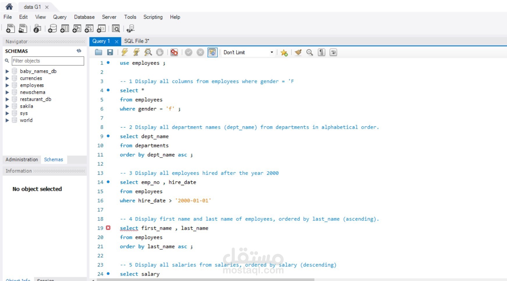 Customer Data Analysis in SQL