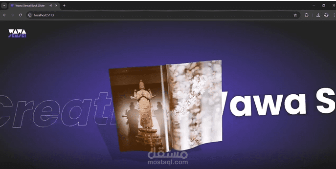 a Mind-Blowing 3D Book Slider Landing Page with Three.js & React