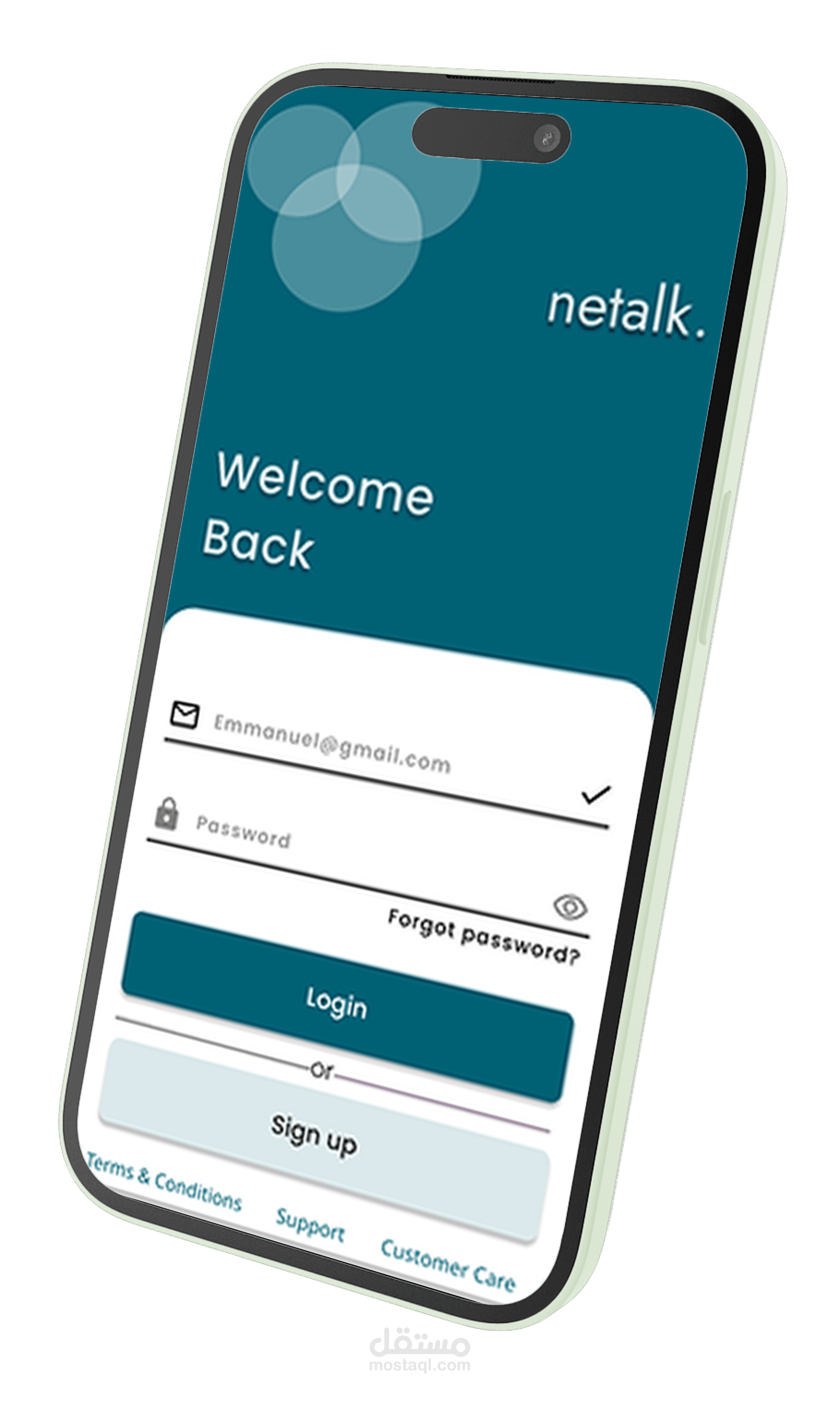 تصميم UI/UX لتطبيق موبايل متجاوب وجذاب