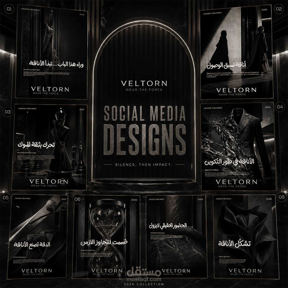 VELTORN — Premium Social Media Campaign Design