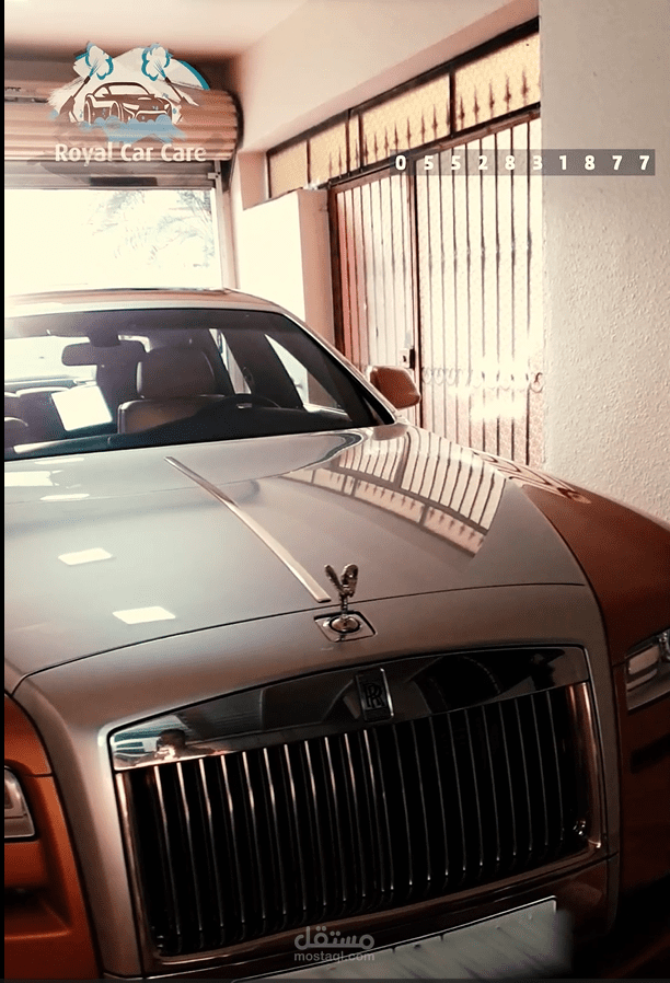 Royal car car Rolls Royce reels -video