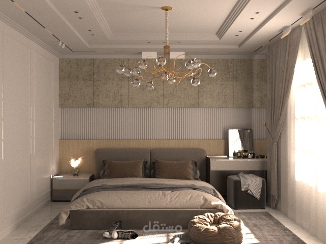 تصميم غرف نوم ببدائل لخشب