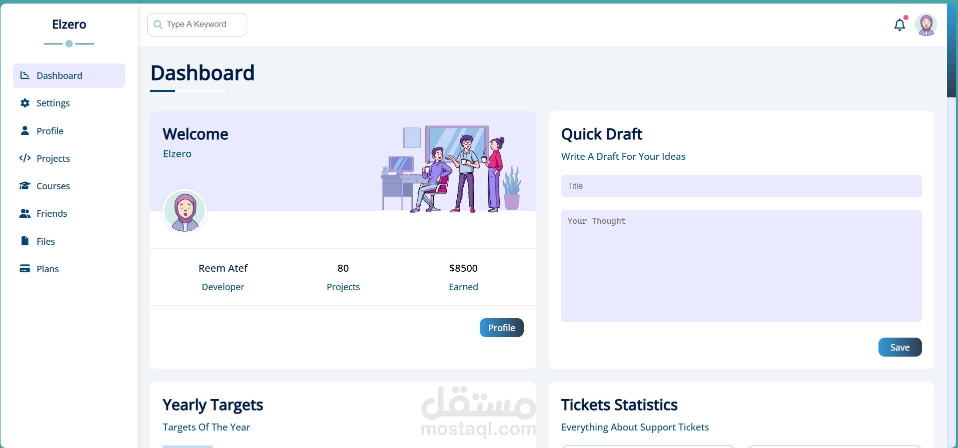Modern Admin Dashboard