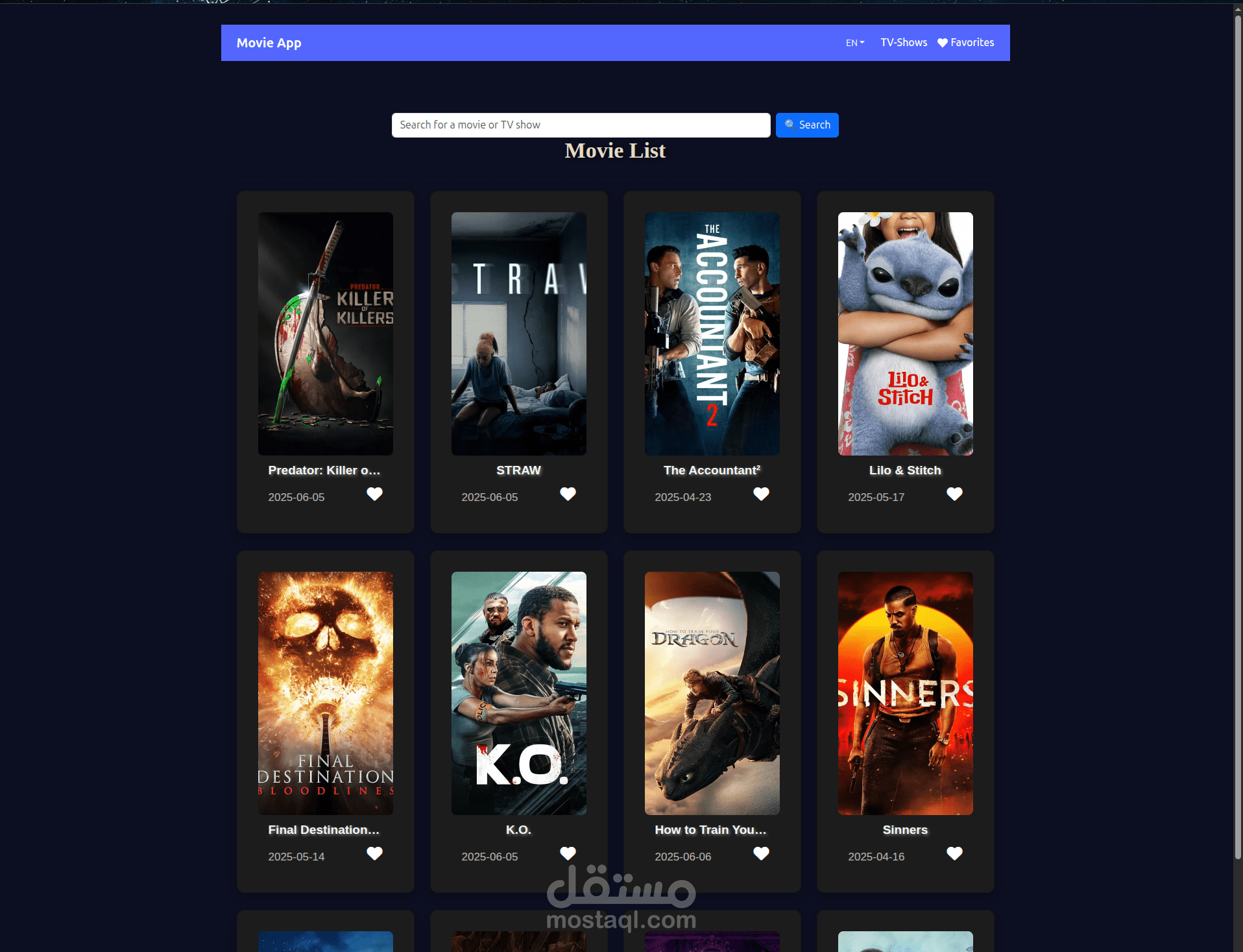 Movie app