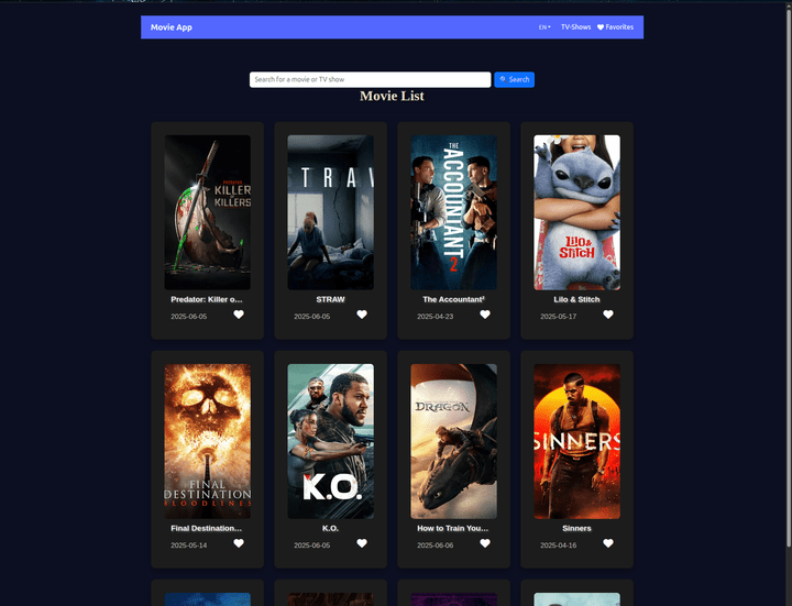 Movie app