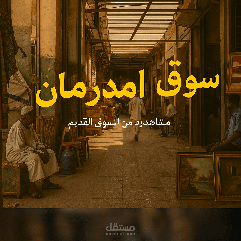 سوق أم درمان – مشاهد من قلب السوق القديم