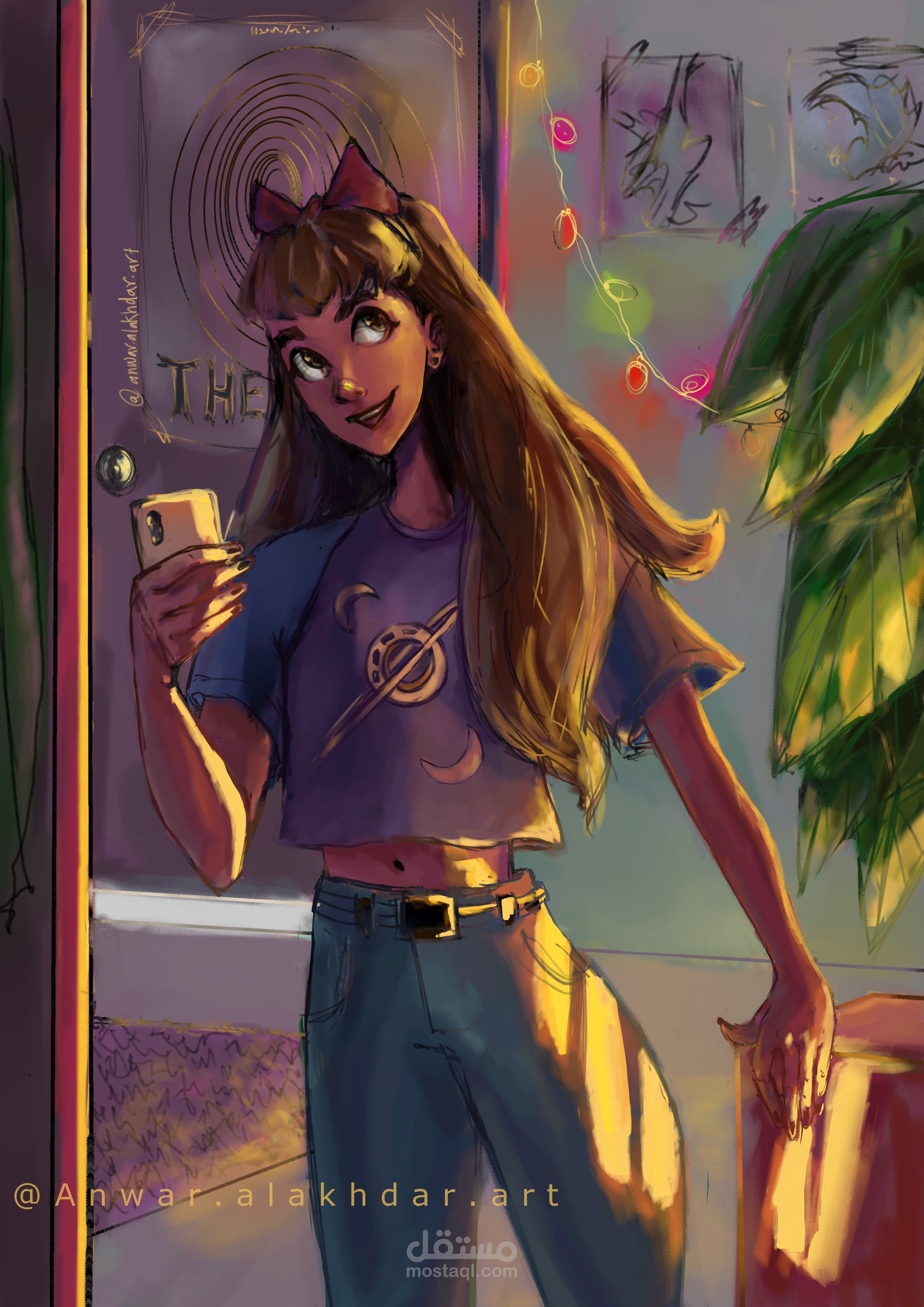 رسم لوحة ديجتال