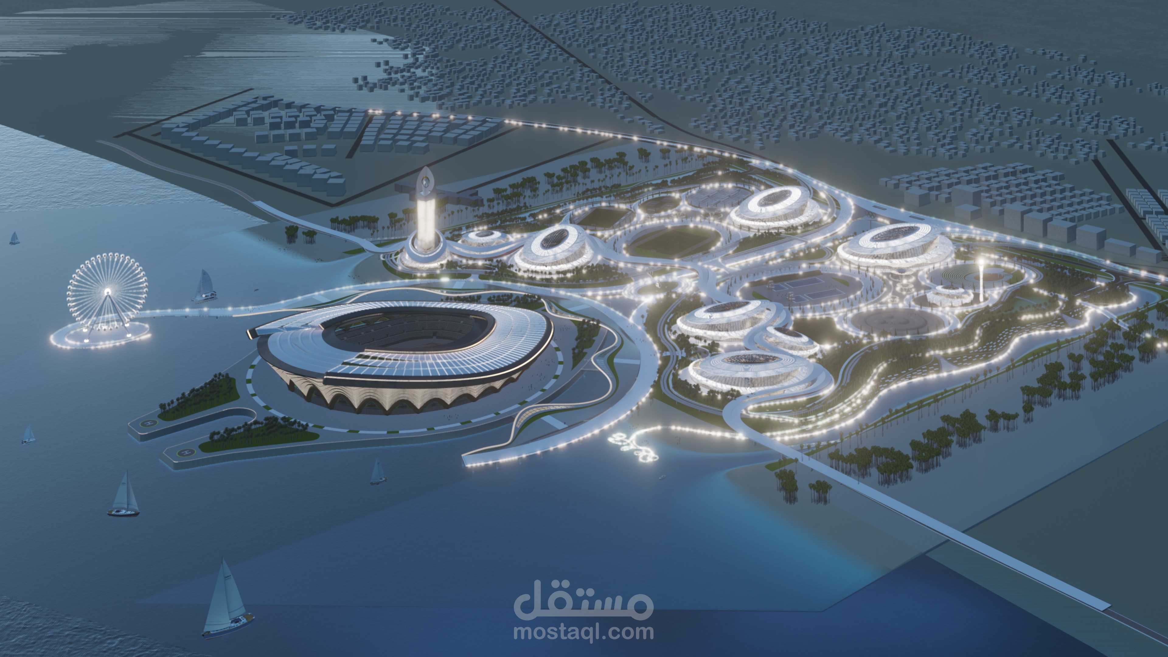 مشروع تخرج: مدينة عدن الأولمبية