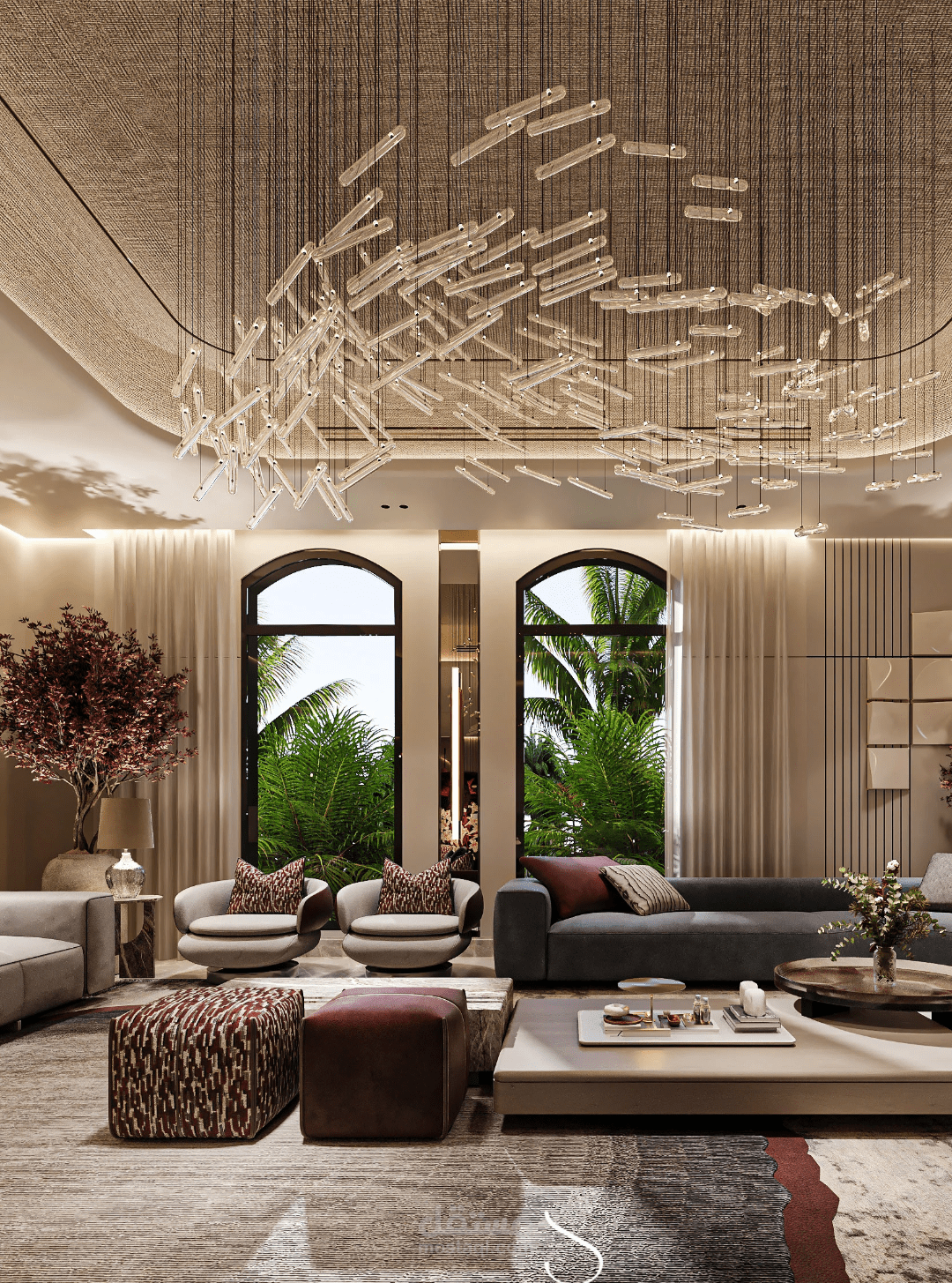 تصميم داخلي متنوع