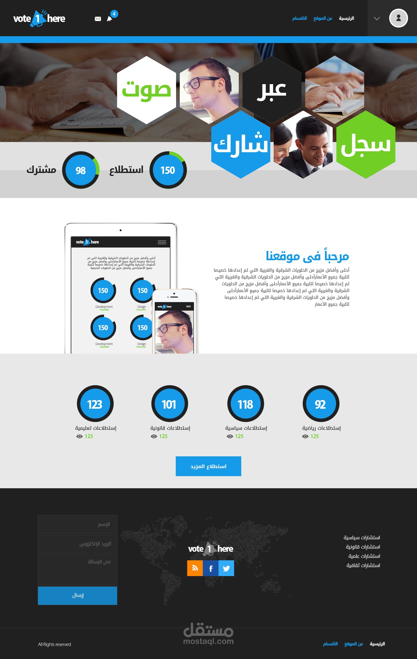 Responsive web design & Mobile app