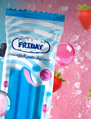 Ice cream product advertisement