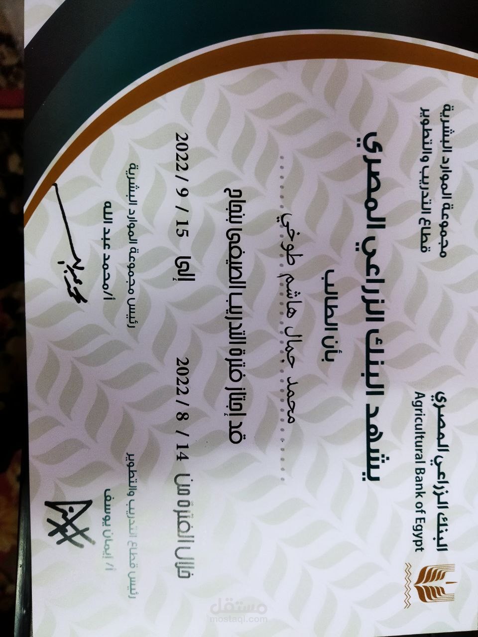 Agricultural bank of Egypt
