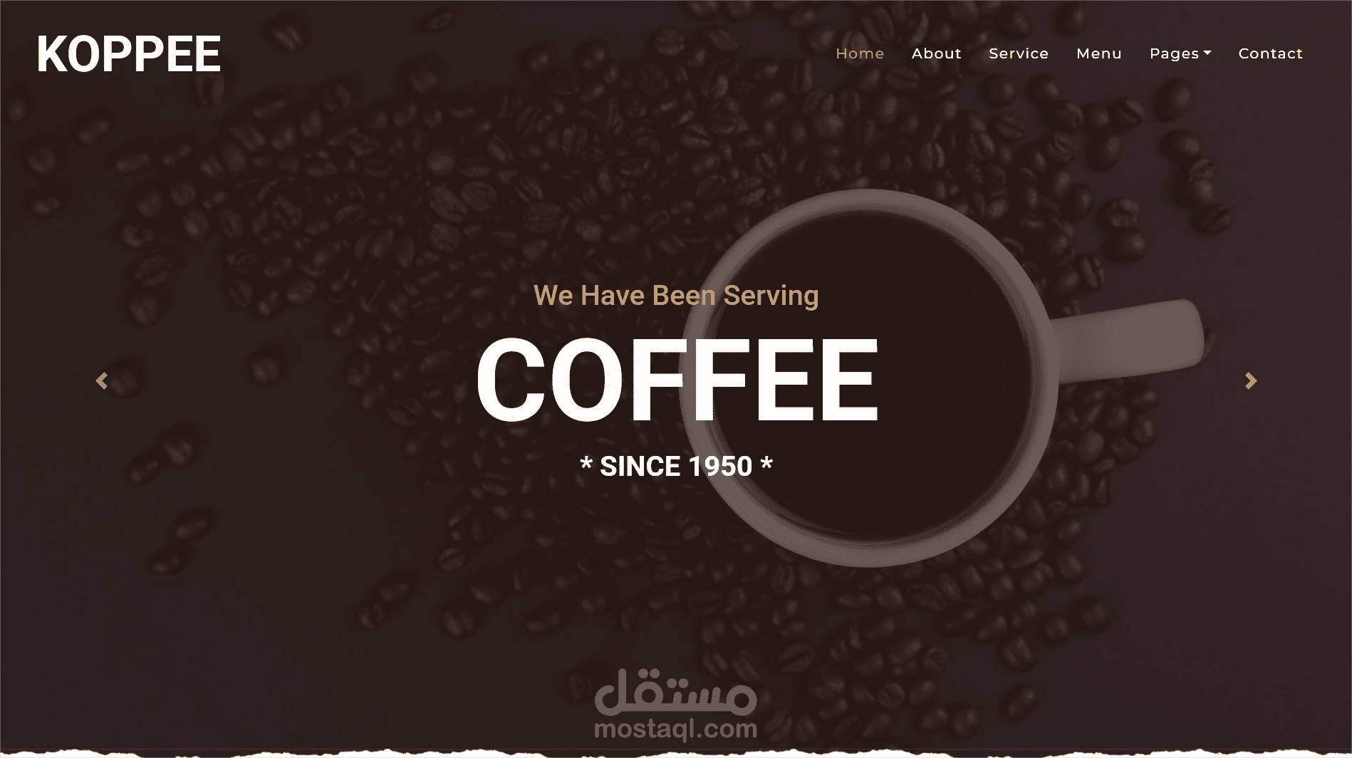 Coffee Website