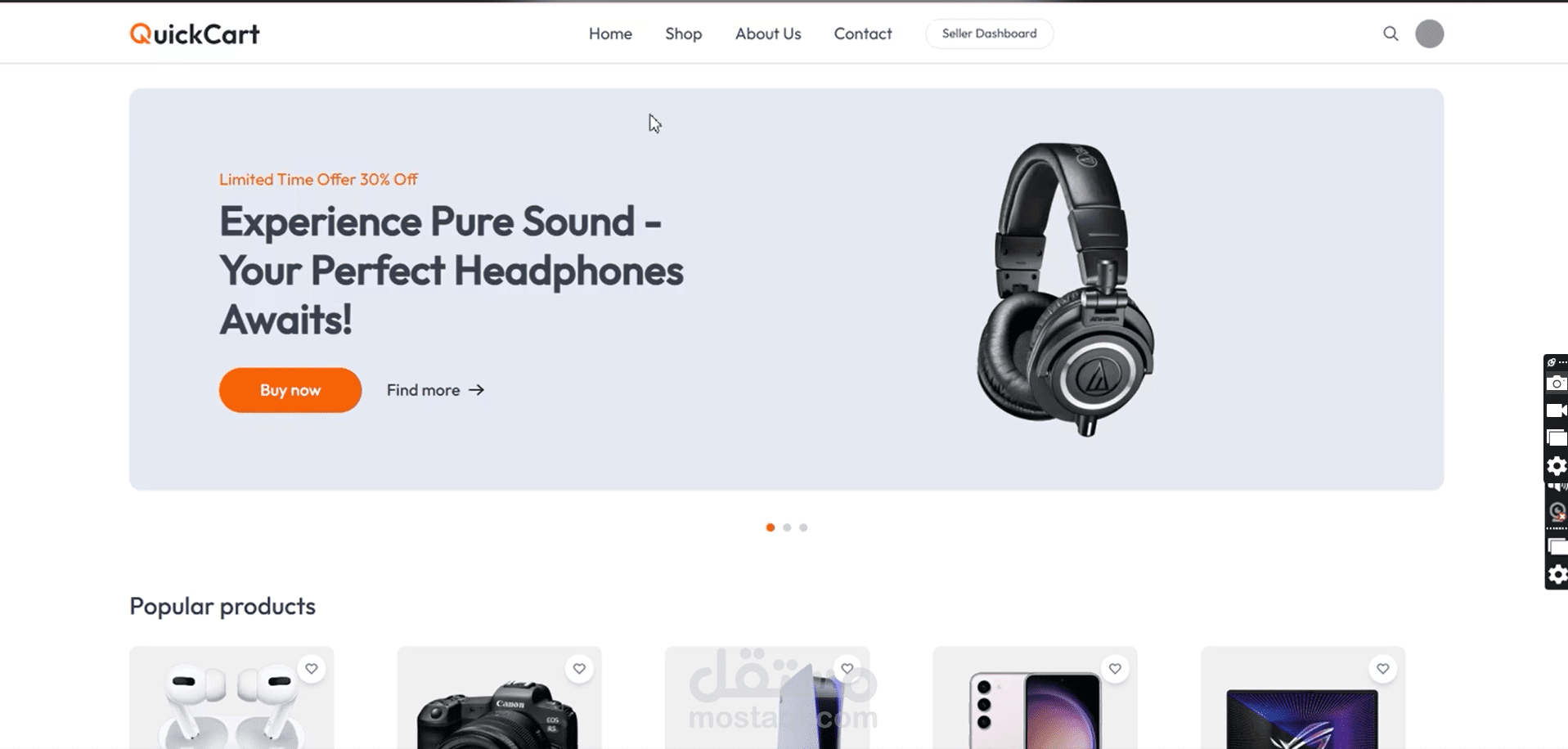 Full Stack E-Commerce App