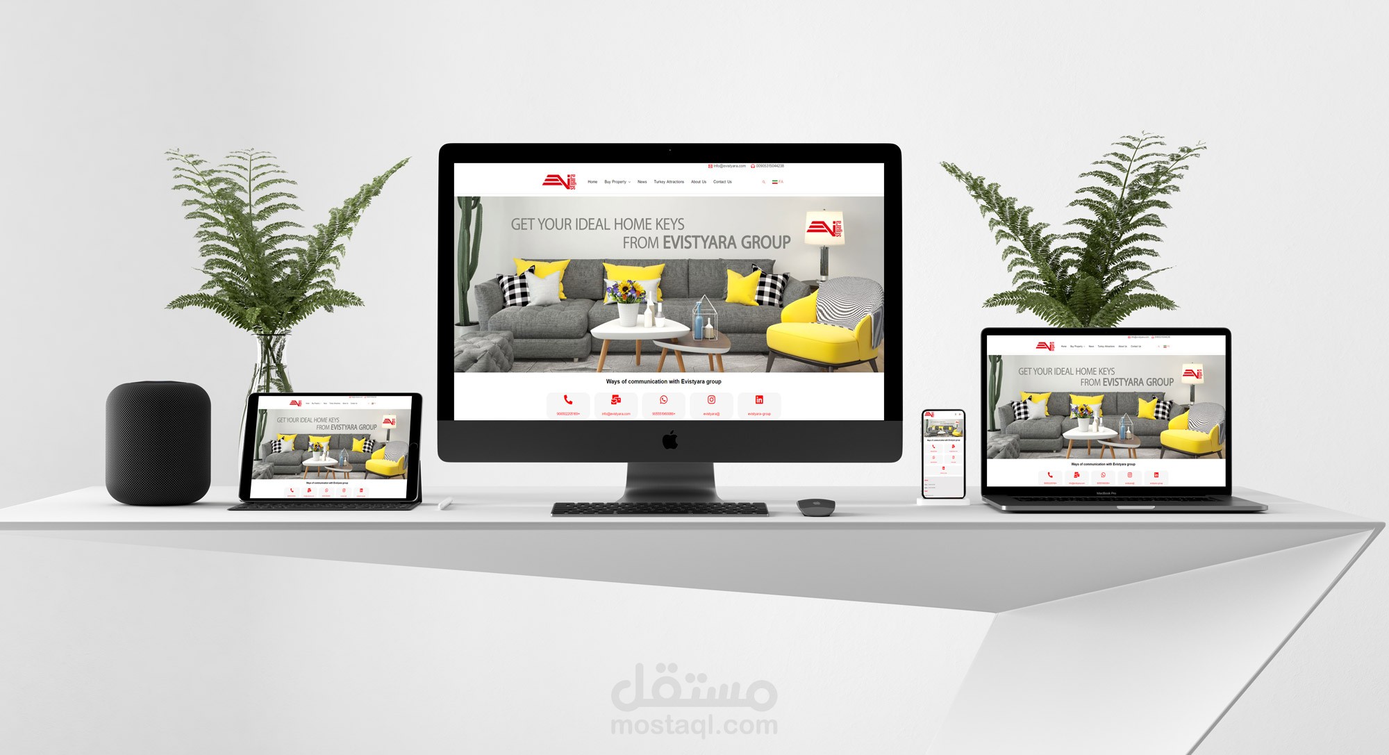 تصميم وبرمجة موقع عقاري متعدد اللغات باستخدام WordPress
