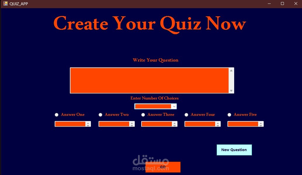 LOCAL QUIZ MAKER