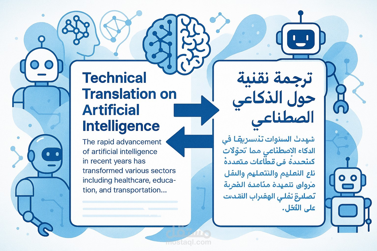 ترجمة مقال تقني (850 كلمة) من الإنجليزية إلى العربية