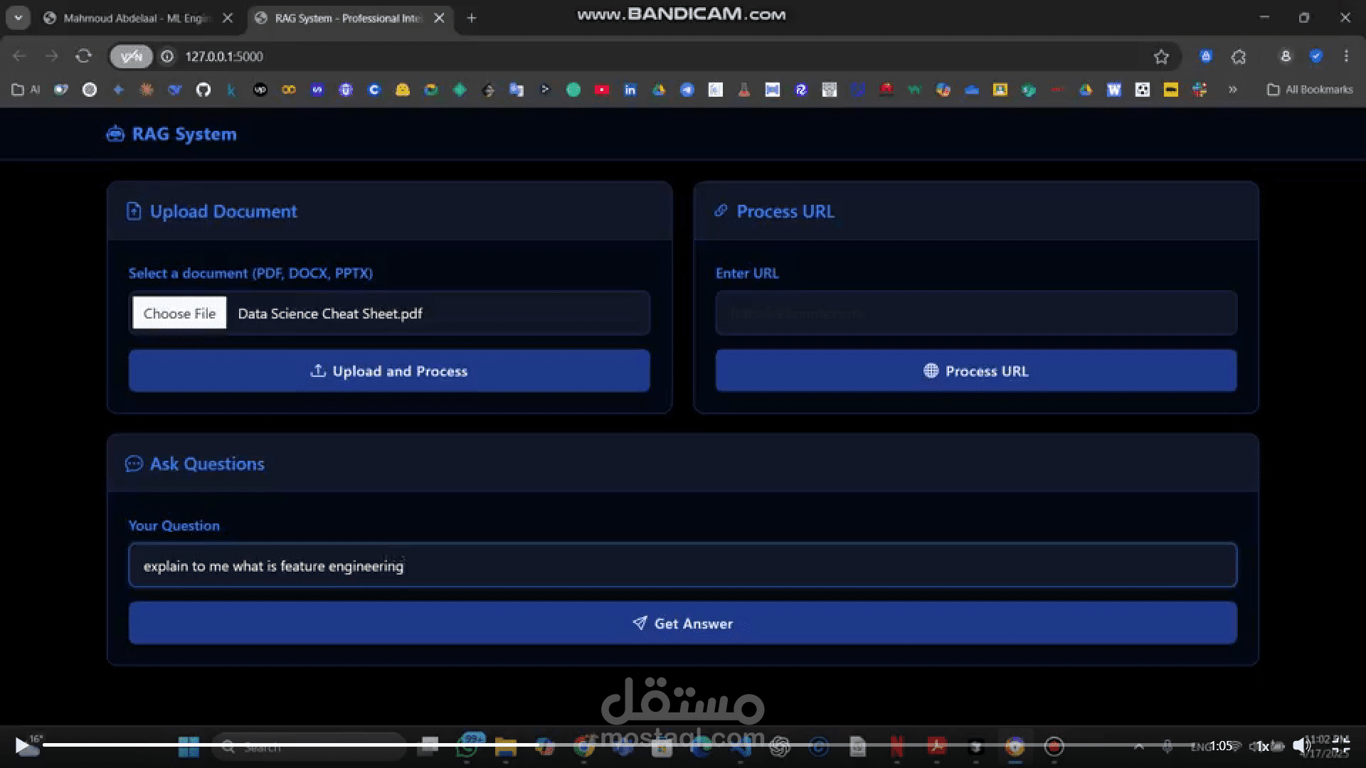 RAG MASTER  - Chat with any type of data