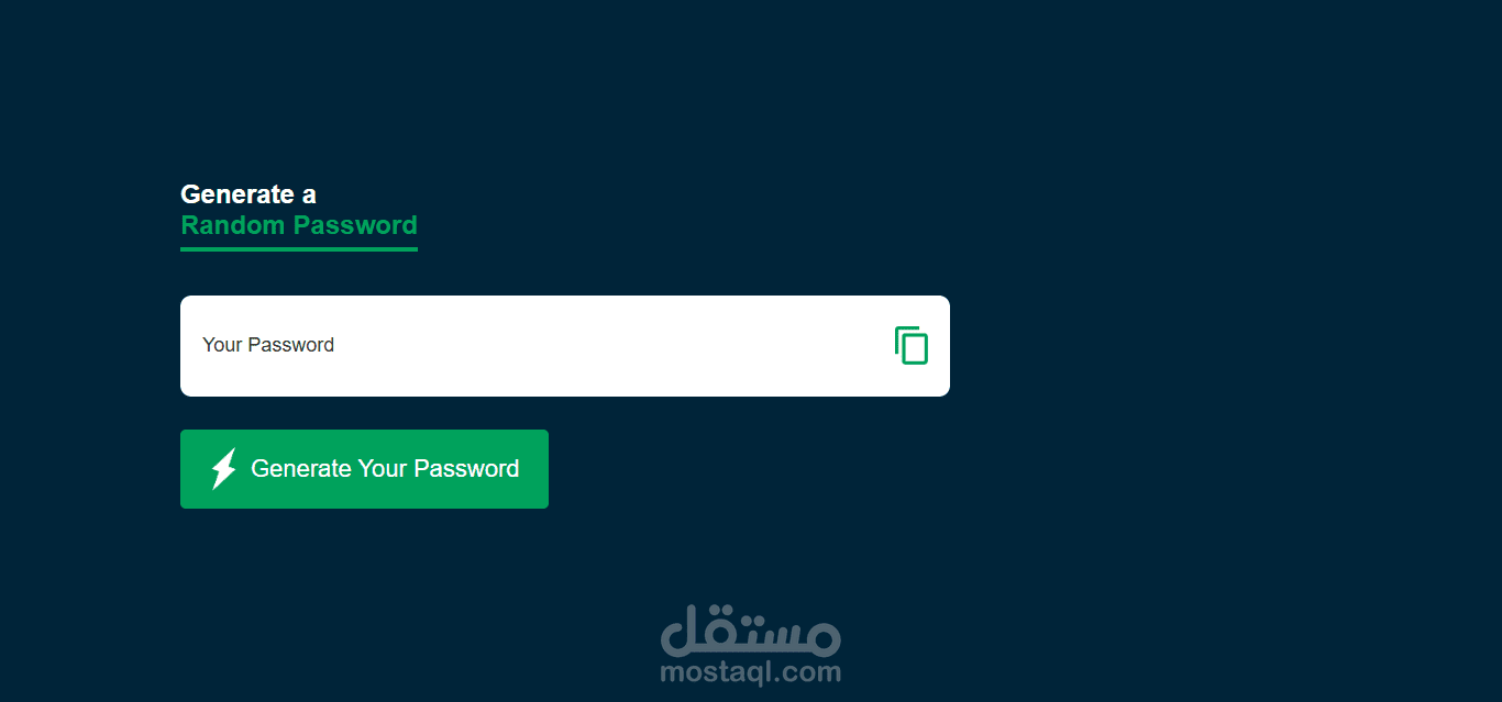 Password-Generator