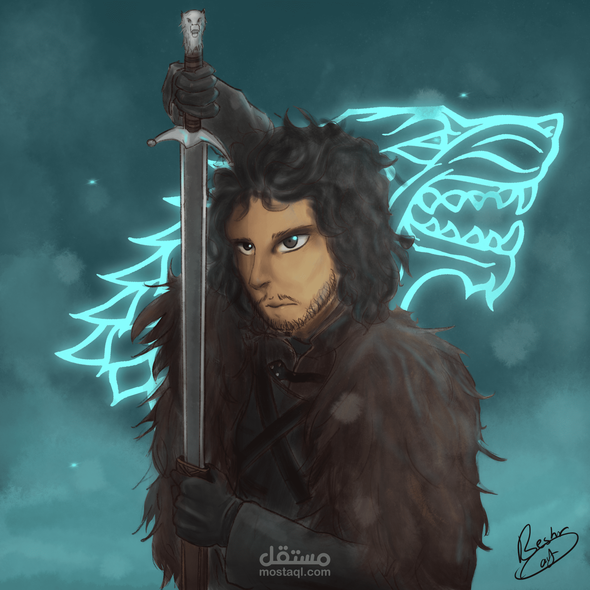 جون سنو (فان ارت)[John Snow fanart]