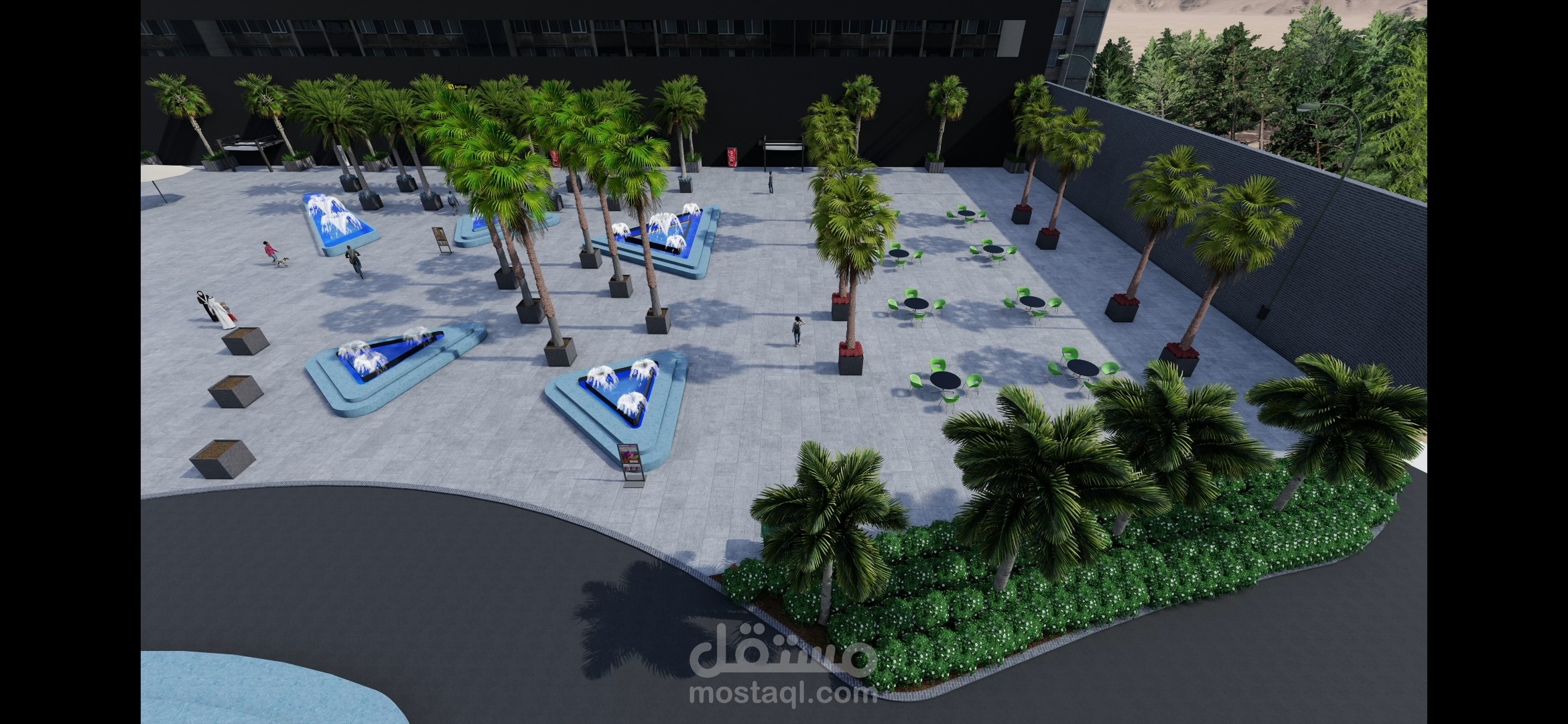3d Design For Mall Lakeview Compound part 2