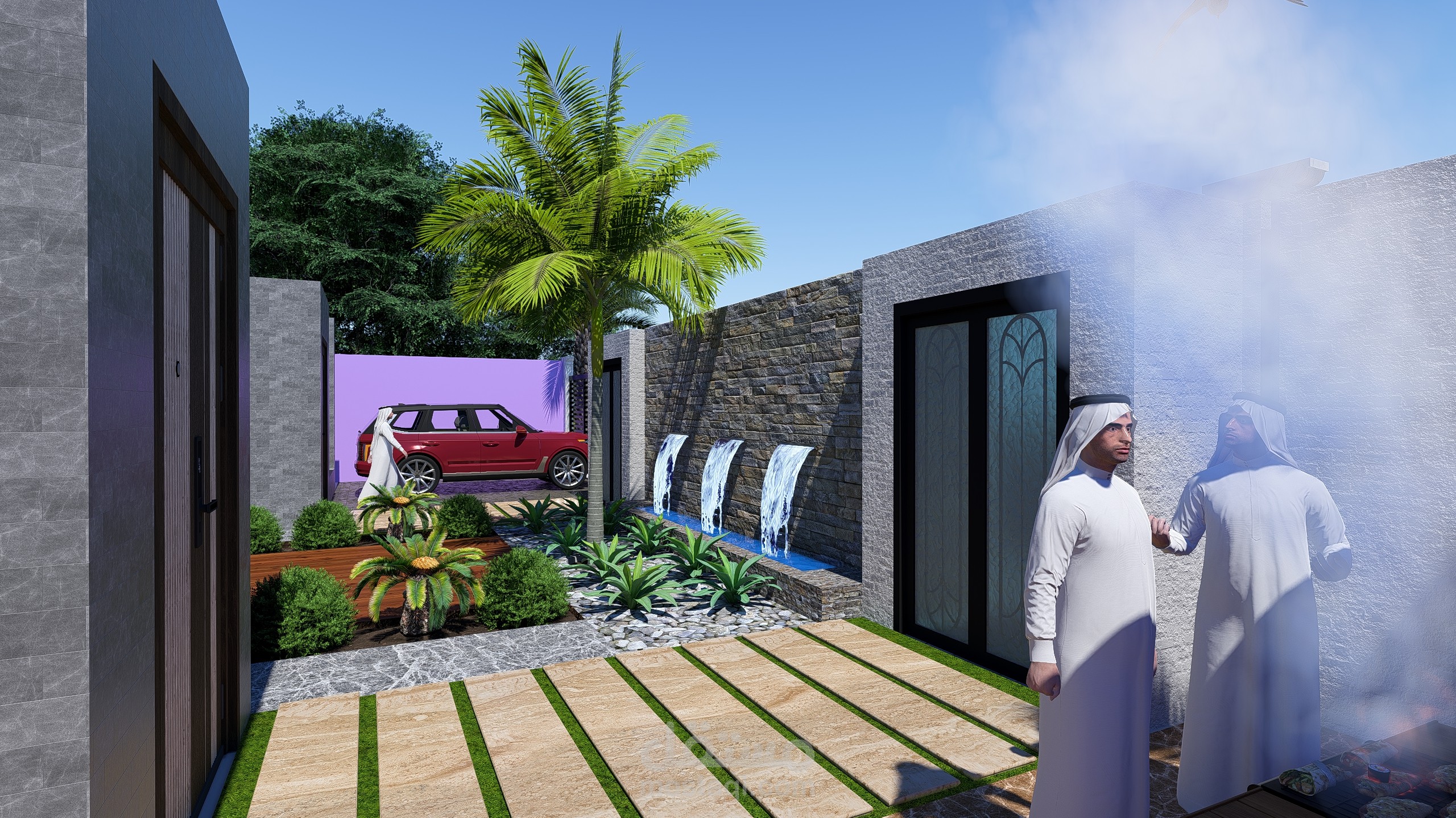تصميم فيلا سكنيه ف جده