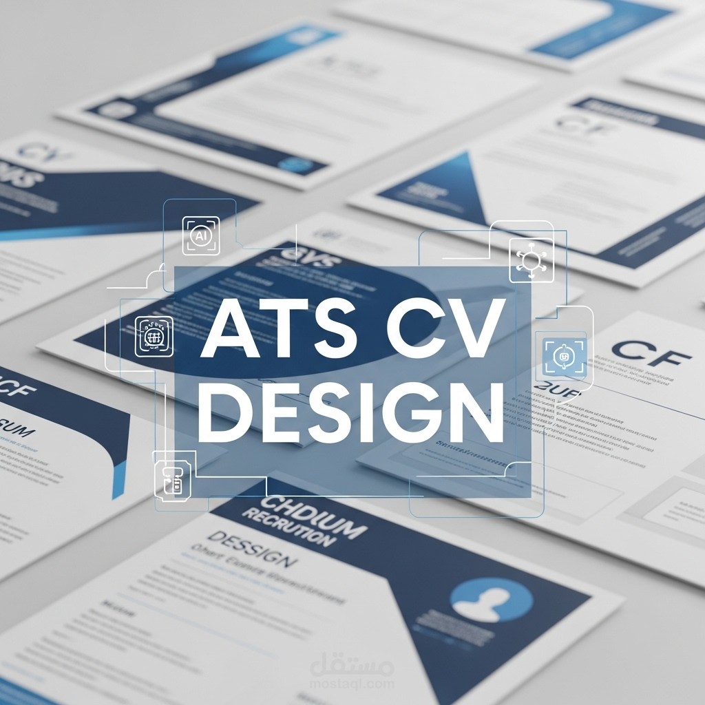 تصميم سيرة ذاتية احترافية متوافقة مع نظام ATS