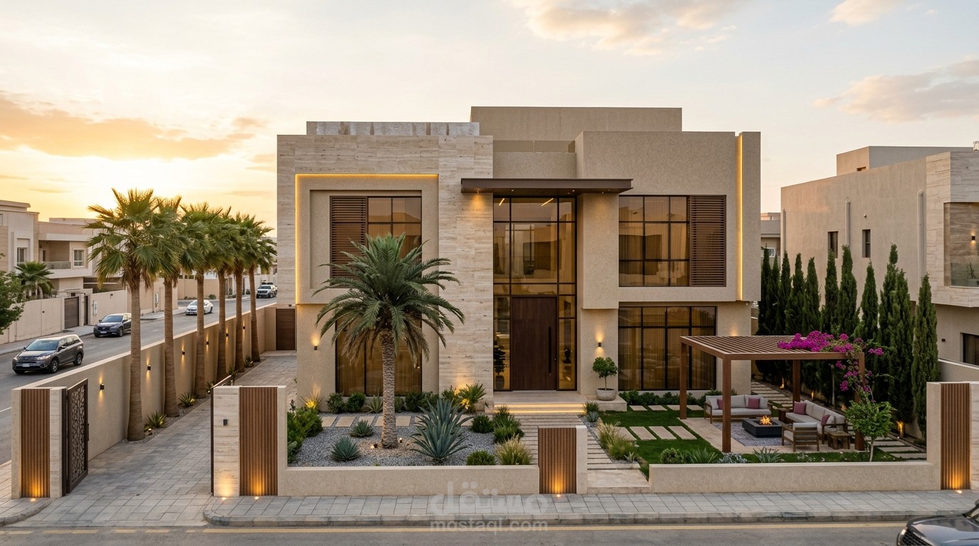 Modern Villa Design – Riyadh, Saudi Arabia