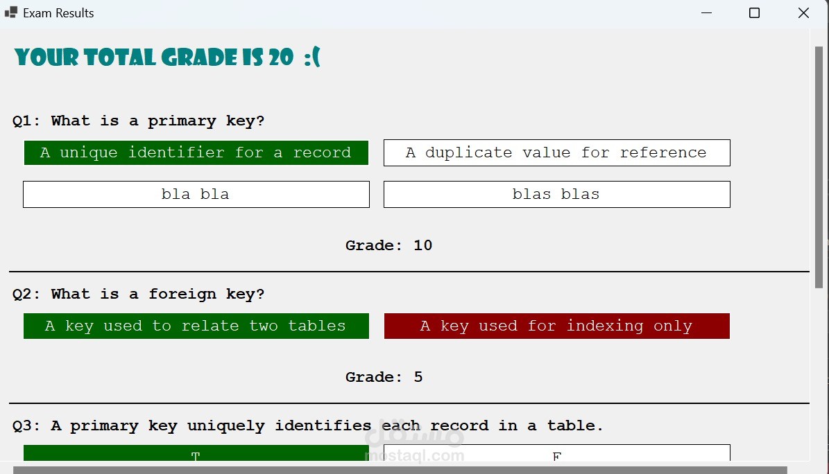 Exam System