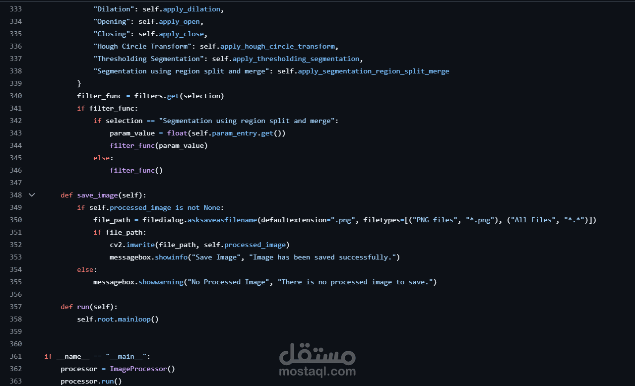Desktop Image Processing Application Using Tkinter and OpenCV