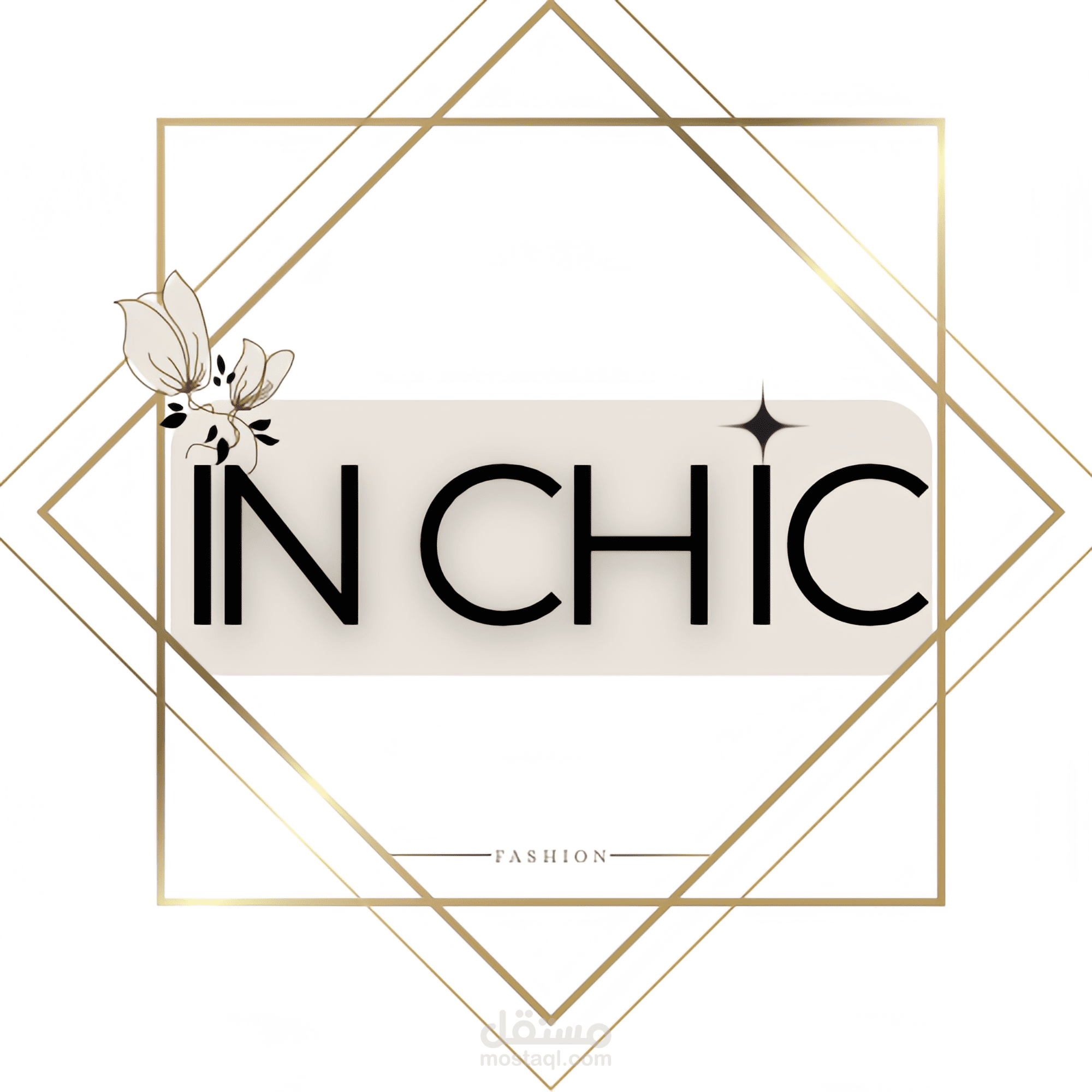 In chic fashion designed by malak