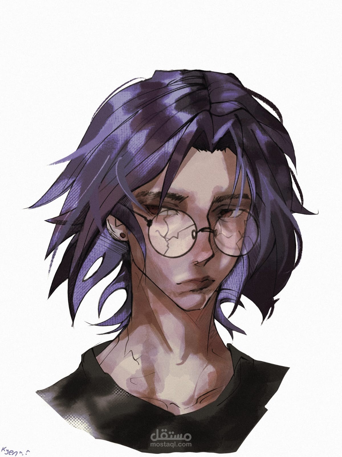تصميم شخصية انمي