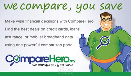 المشاركة بتصميم وتطوير موقع المقارنات المالية الشهير Compare Hero