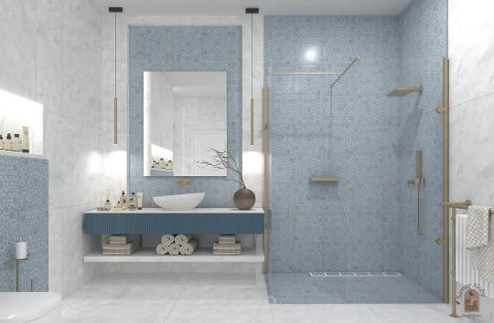 تصميم حمام مودرن