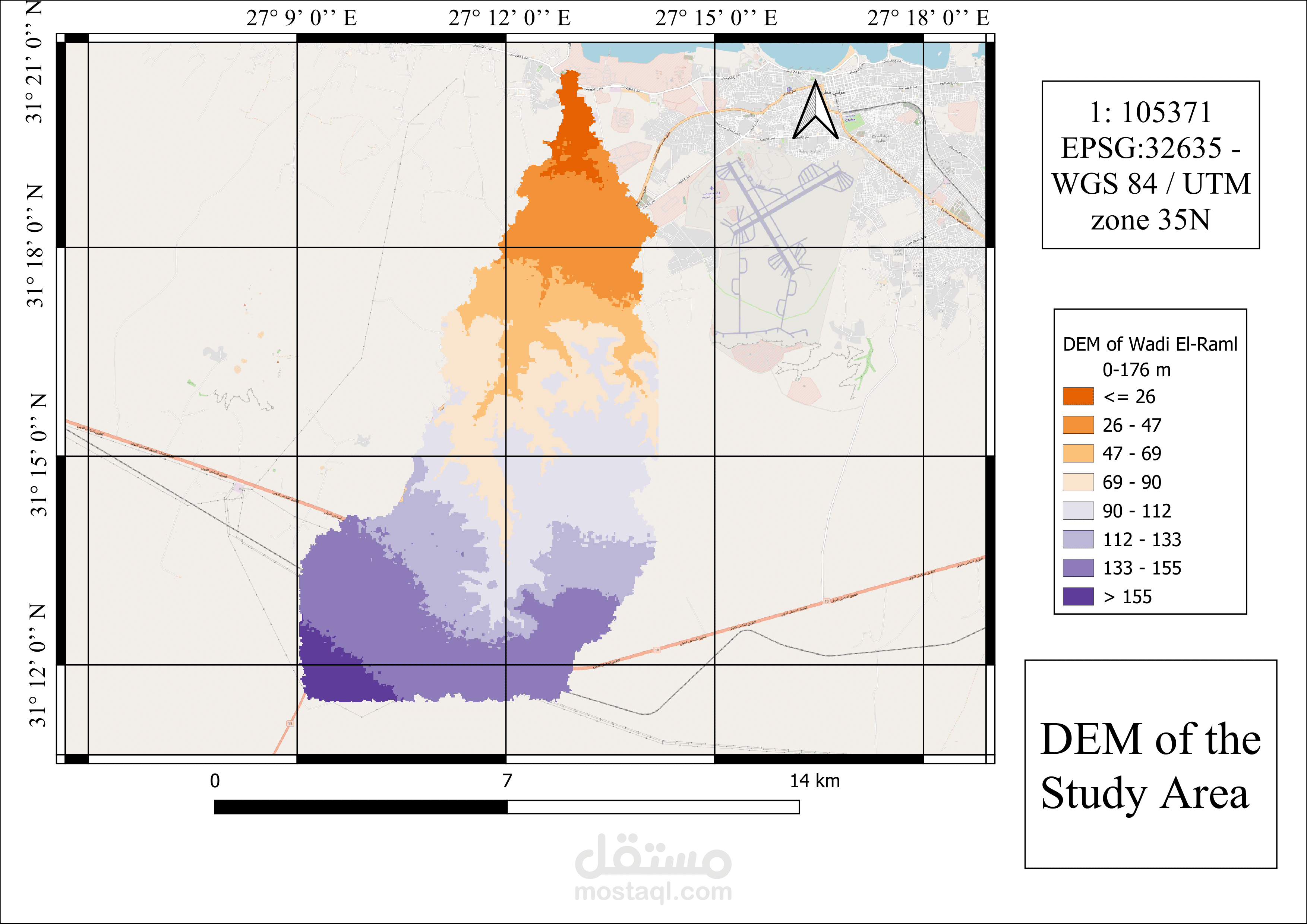 تطبيقات نظم المعلومات الجغرافية GIS في دعم مشاريع بيئية وهندسية متعددة التخصصات