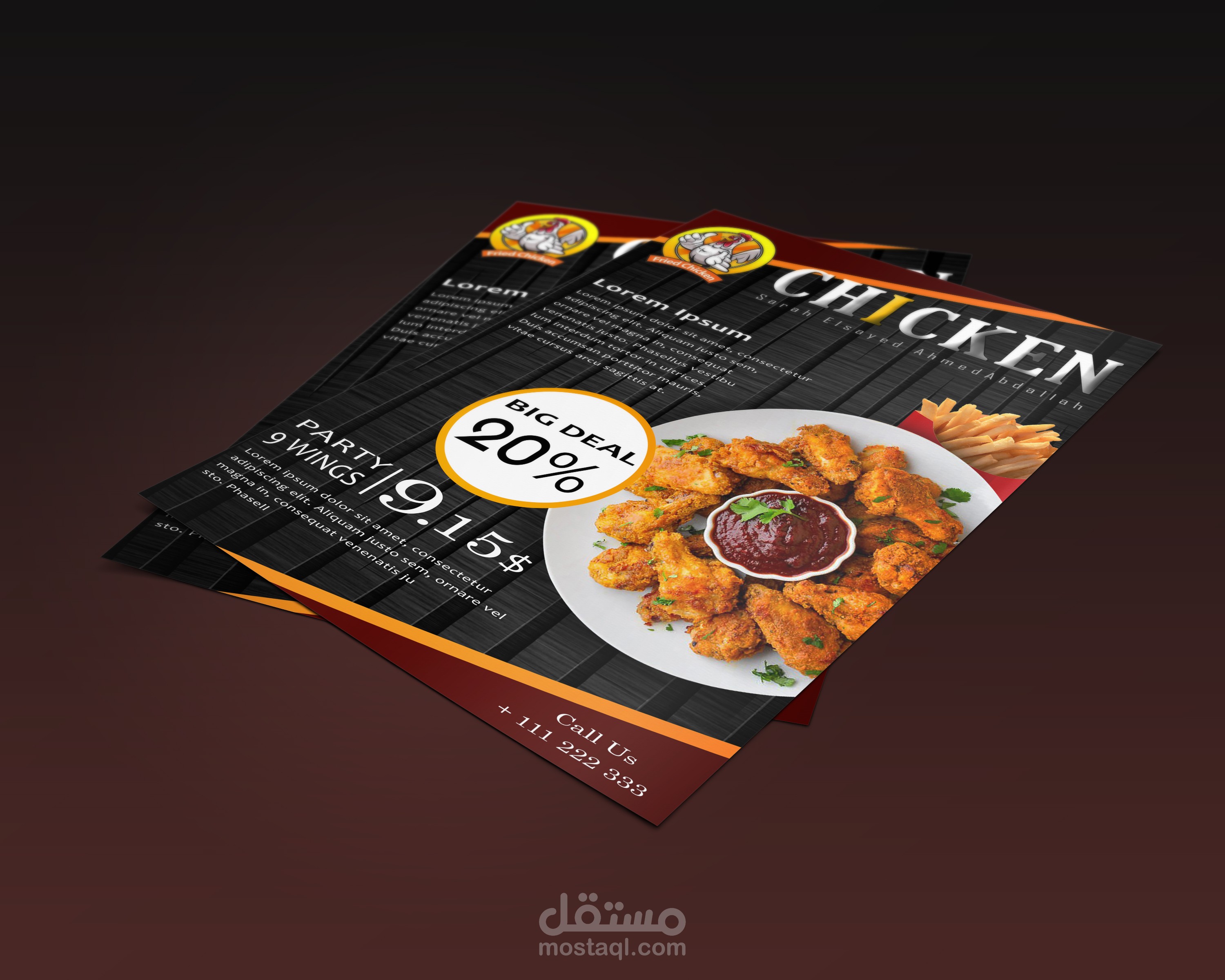 Chicken Reatuarant Flyer