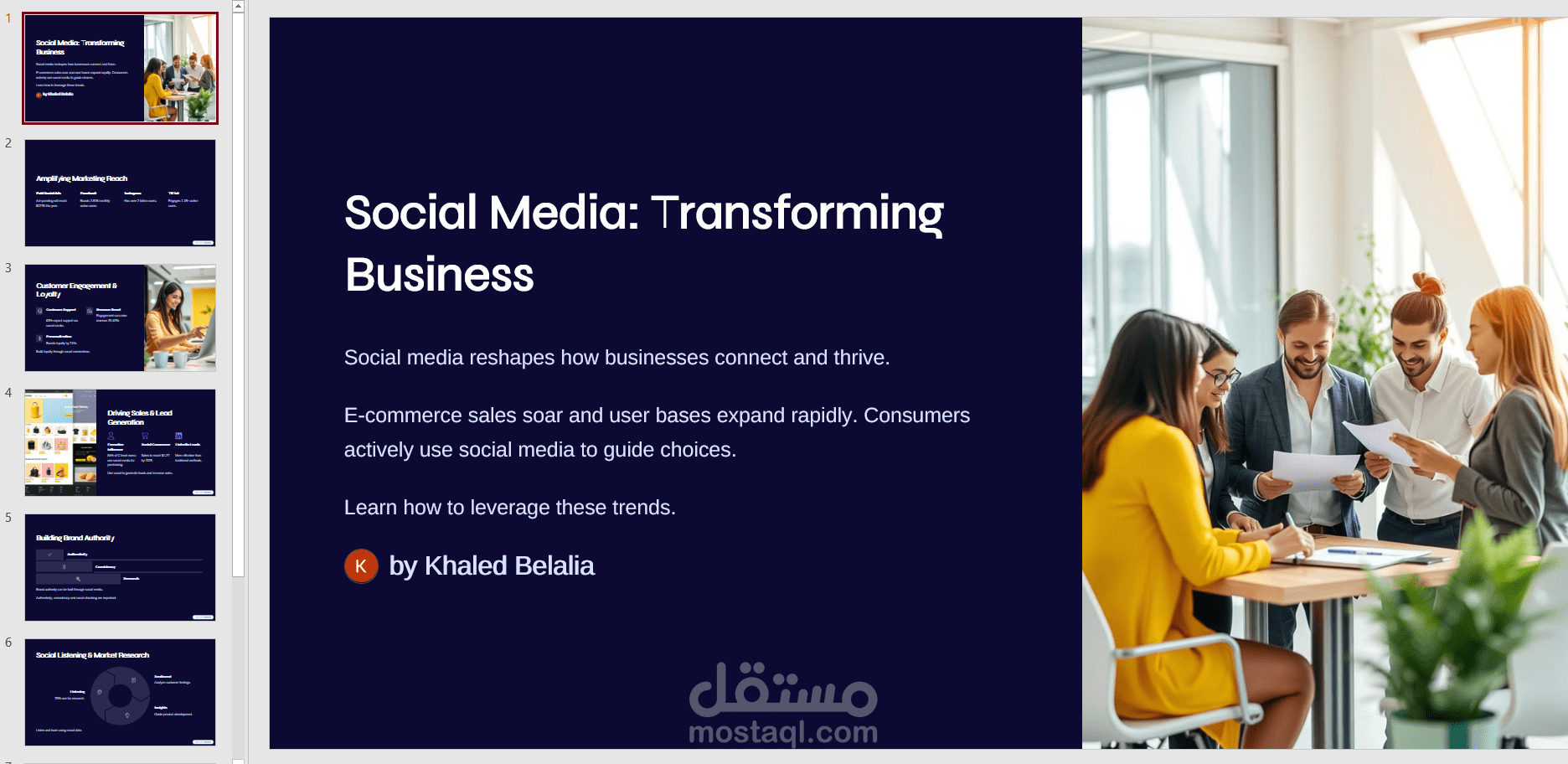 Social Media: Transforming Business