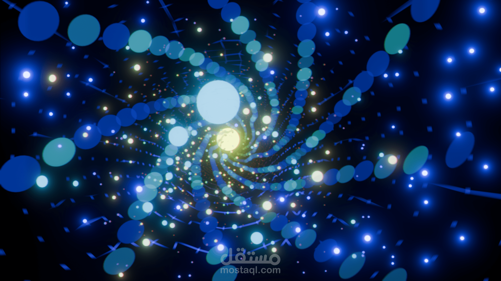 3d abstract looping background