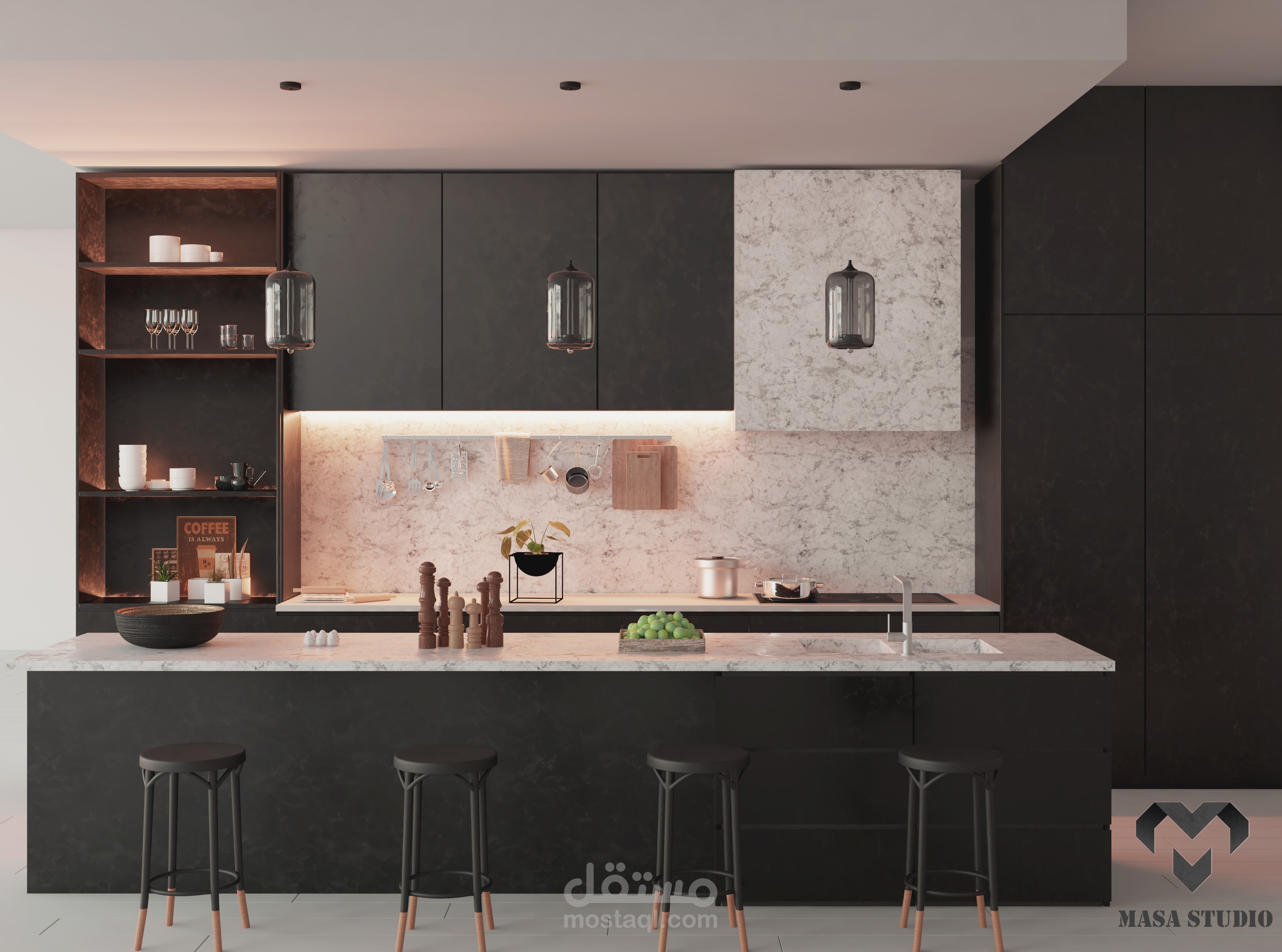 تصميم مطبخ مودرن