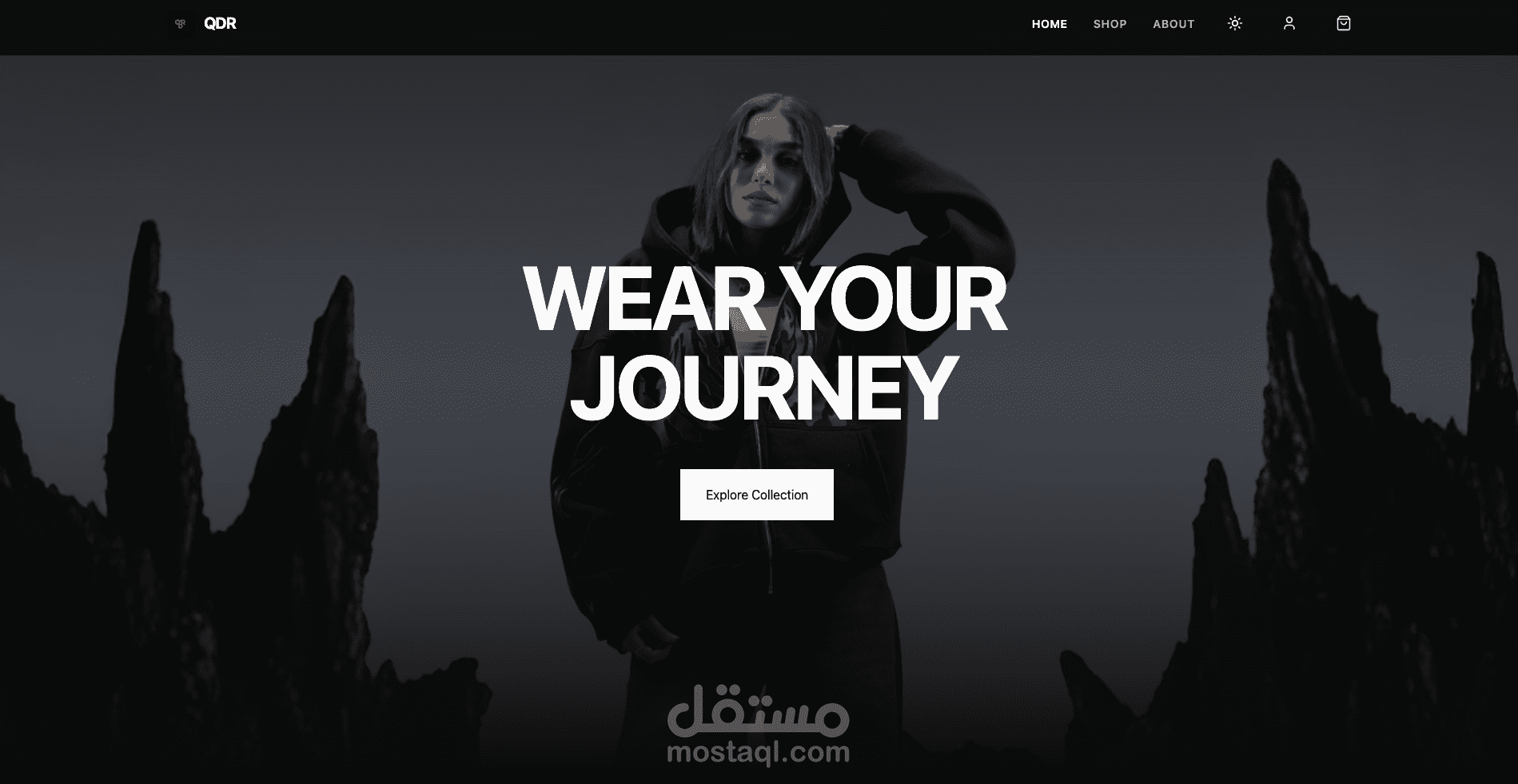 متجر QDR Studios – موقع ملابس (مشروع شخصي)