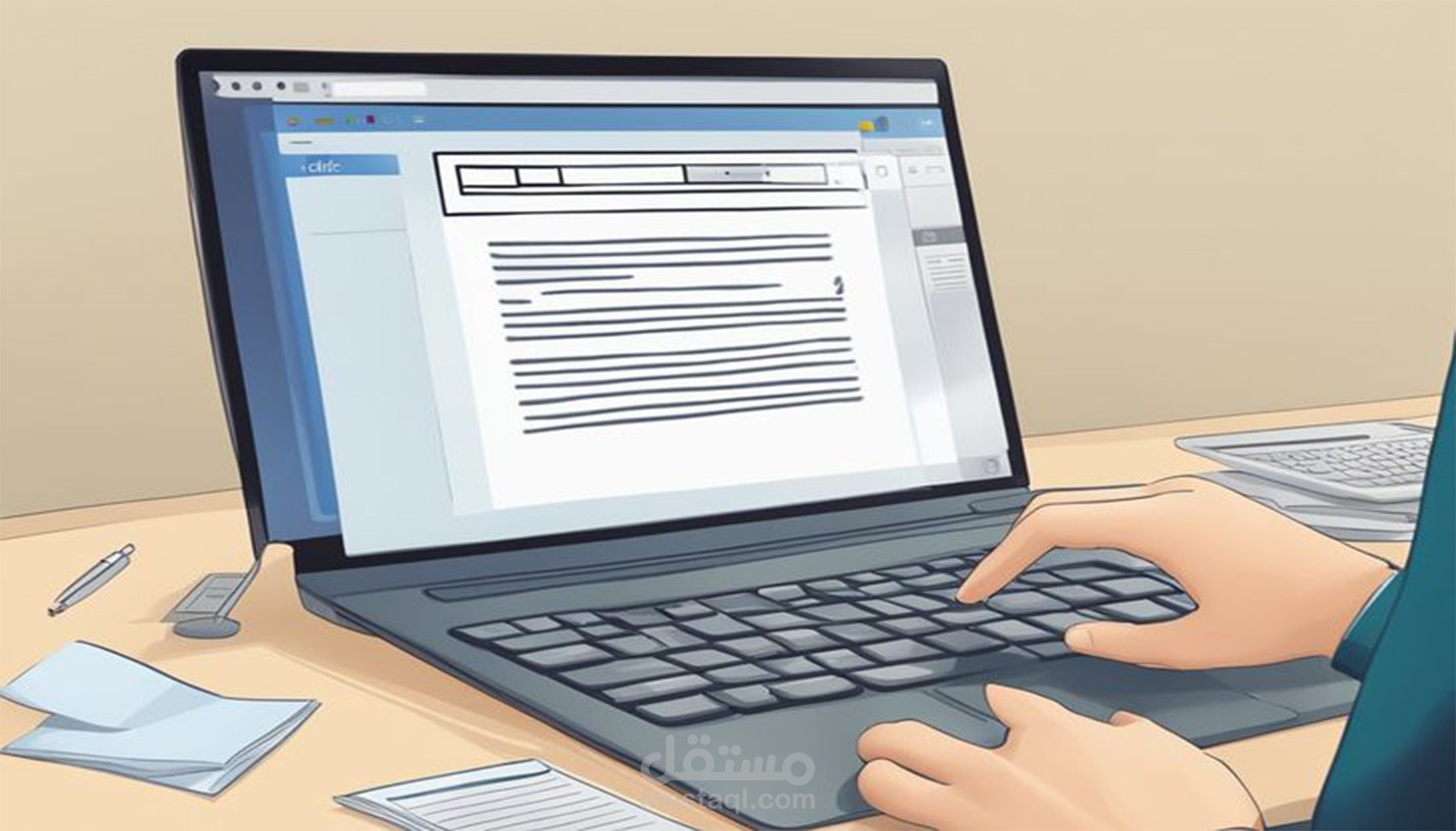 تنسيق ملفات Word بشكل احترافي مع تسليم PDF جاهز للطباعة