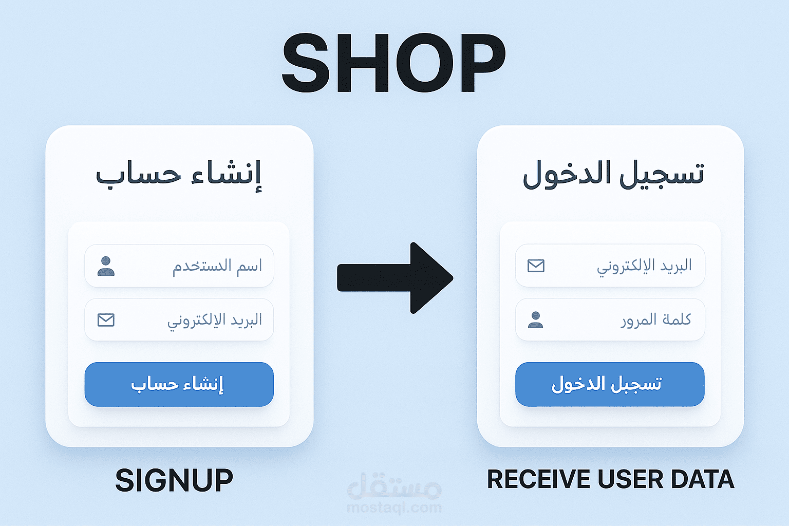 form login and register dynamic
